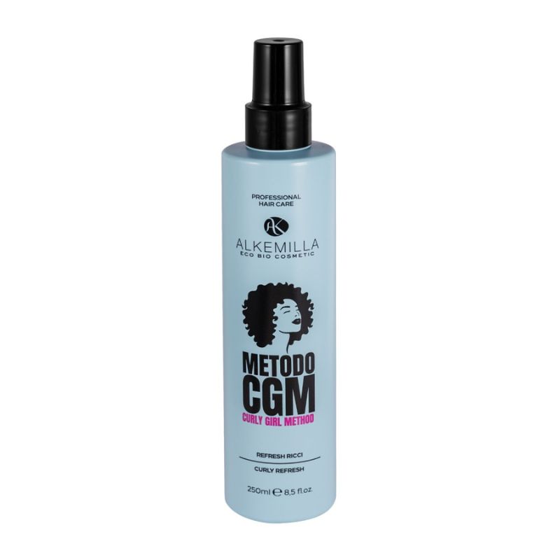 Spray capelli senza risciacquo formulato con ingredienti ad azione idratante per ravvivare la forma del riccio tra un lavaggio e l’altro.