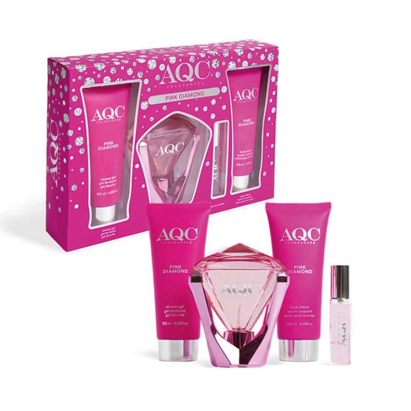 Aquarius Fragrances Pink Diamond Edt 100ml+15ml+shower Gel 120ml+body Lotion 120ml